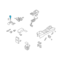 OEM Hyundai Elantra Knob-GEARSHIFT Lever Diagram - 43711-2H200-S4
