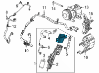 OEM Jeep Renegade CONDENSER-Air Conditioning Diagram - 68423359AB