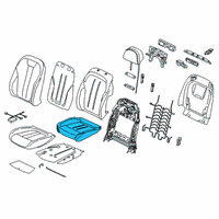 OEM 2021 BMW X6 FOAM PAD, SPORT SEAT Diagram - 52-10-9-474-469