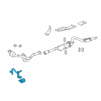 OEM 2014 GMC Sierra 2500 HD Hanger Diagram - 25811717