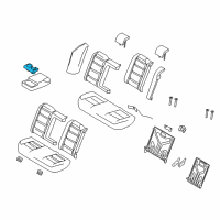 OEM 2008 Mercury Sable Cup Holder Diagram - 5G1Z-5413562-AAA