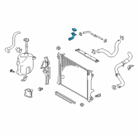 OEM 2018 Toyota Camry Filler Tube Diagram - 16897-25010