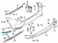 OEM 2021 Ford Mustang Mach-E REFLECTOR ASY Diagram - LJ8Z-13A565-A