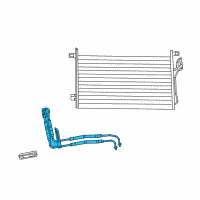 OEM 2013 Dodge Journey Hose-Oil Cooler Pressure And Ret Diagram - 5058402AC