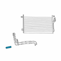 OEM 2018 Dodge Journey Bracket-Oil Cooler Tube Diagram - 5291900AB