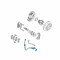 OEM Kia Amanti Wheel Sensor Assembly-Abs Diagram - 599103F000