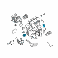 OEM 2021 Nissan Kicks Mode Actuator Assembly Diagram - 27731-5RB0A