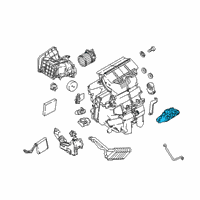 OEM 2019 Nissan Kicks Controller Assembly-Air Conditioner, Manual Diagram - 27510-5RL0A