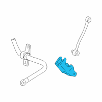 OEM 2004 Ford Excursion Stabilizer Bar Mount Bracket Diagram - F81Z-5B498-CA