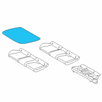 OEM BMW X6 Heating Element, Basic Seat Diagram - 52-20-7-379-425
