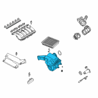 OEM 2001 BMW 325xi Intake Tube Diagram - 13-71-7-509-118