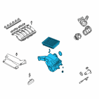 OEM 2006 BMW 325Ci Intake Silencer Diagram - 13-71-7-501-971