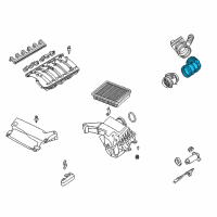 OEM BMW 323Ci Rubber Boot Diagram - 13-54-1-705-209