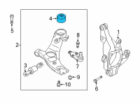 OEM 2021 Hyundai Santa Fe Bush-FR LWR Arm(G) Diagram - 54584-S1AA0