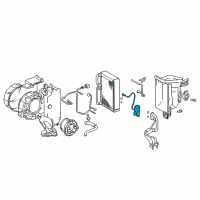 OEM Lexus Valve, Rear Cooling Unit Expansion Diagram - 88515-60130