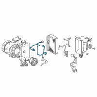 OEM 2005 Lexus GX470 Harness Sub-Assy, Wiring Air Conditioner Diagram - 88605-6A080