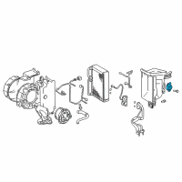 OEM 2008 Lexus GX470 Transistor Assy, Blower Resistor Diagram - 88750-60020