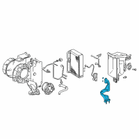 OEM 2005 Lexus GX470 Tube & Accessory Assembly Diagram - 88710-6A890