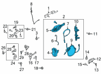 OEM 2022 Ford F-150 LATCH Diagram - ML3Z-15219A64-A