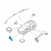 OEM Kia Sportage Sensor Assembly-SATELLIT Diagram - 959202S100