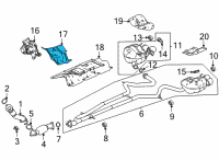 OEM Acura TLX BAFFLE, DASH (LOWER) Diagram - 74291-TGZ-A00