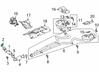 OEM Acura GASKET, EX. FLEXIBLE Diagram - 18229-TGZ-A01