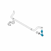 OEM 2005 Kia Sorento Link Assembly-Front Stabilizer Diagram - 548113E110DS