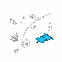 OEM 2008 BMW X6 Sensor Mat, Front Seats Diagram - 65-77-9-171-318