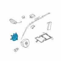 OEM 2010 BMW 335i Coil Spring Cartridge Diagram - 61-31-9-122-509