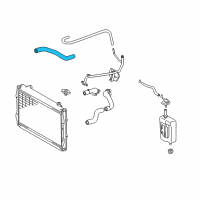 OEM 1999 Toyota 4Runner Upper Hose Diagram - 16571-62070