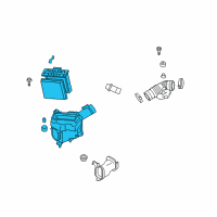 OEM 2012 Nissan 370Z Air Cleaner Assembly Diagram - 16500-EV11A