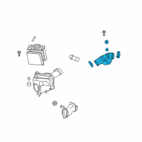 OEM 2010 Infiniti G37 Pipe Assembly Air Diagram - 16576-EY00B