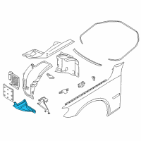 OEM 2013 BMW 740i Cover, Bottom Right Diagram - 51-75-7-898-892
