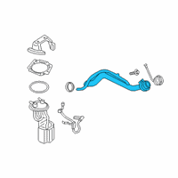 OEM 2021 Ford F-350 Super Duty Filler Pipe Diagram - HC3Z-9034-D