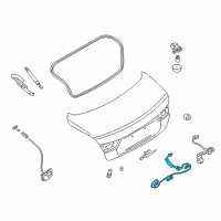 OEM 2018 Infiniti Q50 Lens-CHOKE Lamp Diagram - 25380-6HH0A