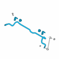 OEM Hyundai Bar Assembly-Front Stabilizer Diagram - 54810-J9200