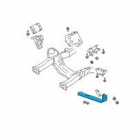 OEM Ford E-350 Club Wagon Transmission Support Diagram - 4C2Z-6A023-AA