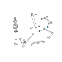 OEM Jeep Wrangler Nut-HEXAGON FLANGE Lock Diagram - 6102251AA