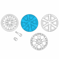 OEM 2005 Nissan Altima Aluminum Wheel Diagram - 40300-ZB100