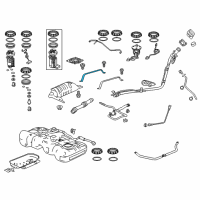 OEM 2018 Honda HR-V Band, Passenger Side Diagram - 17521-T7J-H00