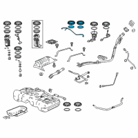 OEM 2016 Honda HR-V Tube Set, Transfer Diagram - 17050-T7X-A00