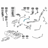 OEM Honda HR-V Band, Driver Side Diagram - 17522-T7L-H00