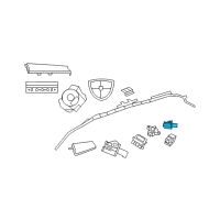 OEM Chrysler Sensor-Impact Diagram - 4606958AB