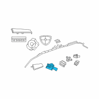 OEM Chrysler Sensor-Acceleration Diagram - 4896011AB