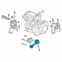 OEM Honda Clarity Torquerod Lower Diagram - 50890-TRW-A01