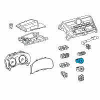 OEM 2017 Lexus NX300h Switch, Push Start Diagram - 89611-53042