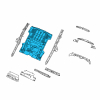 OEM Dodge Nitro Pan-Rear Floor Diagram - 55360815AA