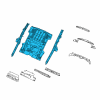 OEM 2010 Dodge Nitro Pan-Rear Floor Diagram - 55360781AS