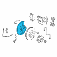 OEM 2018 BMW X5 PROTECTION PLATE LEFT Diagram - 34-10-6-895-049