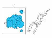 OEM Toyota ABS Pump Assembly Diagram - SU003-10498